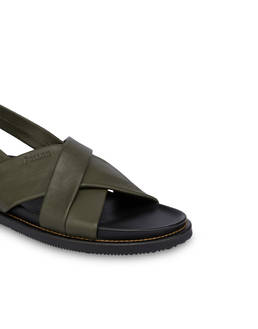 Sandali incrociati in nappa Natural Feeling Photo 5