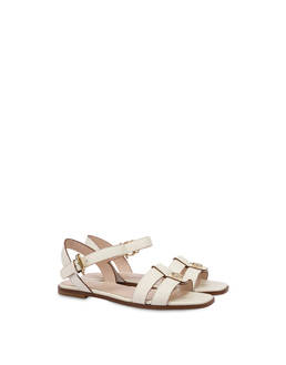 Maggie flat sandals in calfskin Photo 2