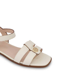 Maggie flat sandals in calfskin Photo 4