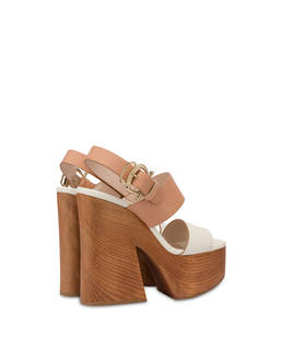 Essence platform sandal in calfskin Photo 3