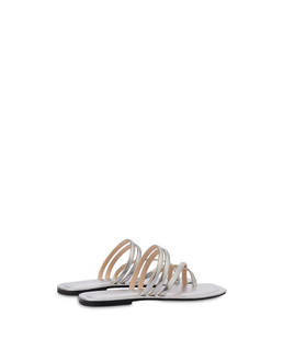 Golden Rainbow laminated mirror thong sandals Photo 3
