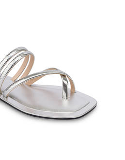 Golden Rainbow laminated mirror thong sandals Photo 4