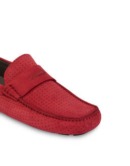 Mocassini in nabuk traforato Driver Shoes Photo 5