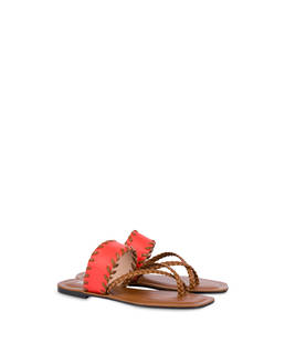 Italian Savoir Faire thong sandals in calfskin Photo 2