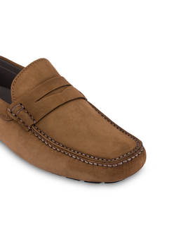 Mocassini in nabuk Driver Shoes Photo 5