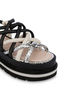 Perception flatform nappa leather sandals Photo 4