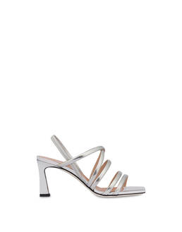 Golden Rainbow mirror laminated sandals Photo 1