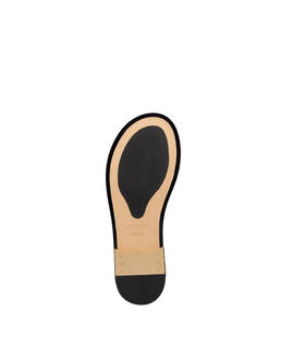 Sandali slide flat in vitello Natural Chic Photo 4