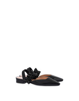 Pleated patent leather slingback ballet flats Photo 2