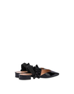 Pleated patent leather slingback ballet flats Photo 3
