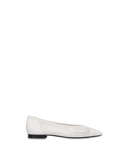 Naxos perforated calfskin ballerina flats Photo 1