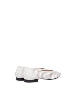 Naxos perforated calfskin ballerina flats Photo 3