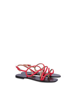 Drops flat sandals in calfskin Photo 2