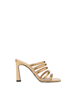 Golden Rainbow laminated mirror mules Photo 1