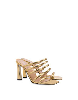 Golden Rainbow laminated mirror mules Photo 2