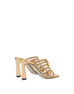 Golden Rainbow laminated mirror mules Photo 3