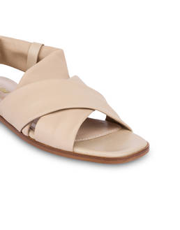 Easy flat sandal in nappa Photo 4