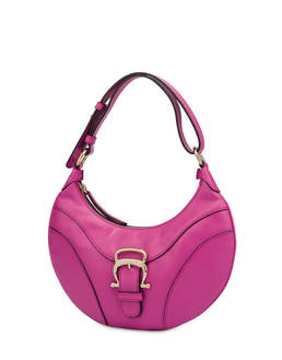 Borsa a spalla in vitello Cabiria Buckle Photo 2