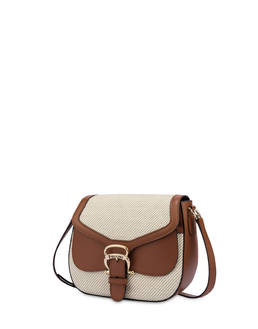 Petalo bag in rafia e vitello Photo 2