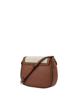 Petalo bag in rafia e vitello Photo 3