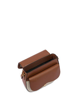 Petalo bag in rafia e vitello Photo 4
