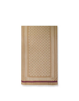 Sciarpa in modal e viscosa Damier Logo Photo 1