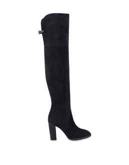 Legacy crust leather over-the-knee boots Photo 1