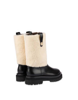 Balkan calfskin and sheepskin ankle boots Photo 3