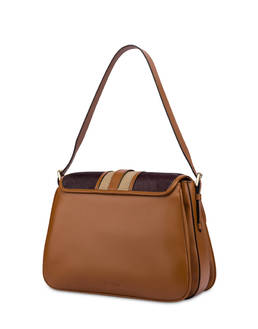 Borsa a spalla in vitello e cavallino Natalia Photo 3