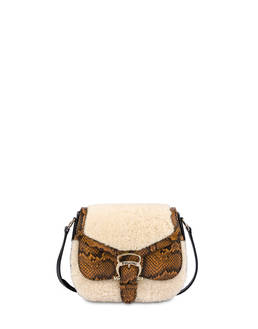 Petalo bag in calfskin and sheepskin Photo 1