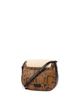 Petalo bag in calfskin and sheepskin Photo 3