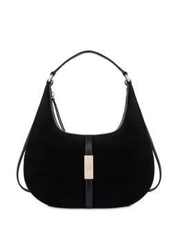 Micro hobo bag in crosta Essence Photo 1
