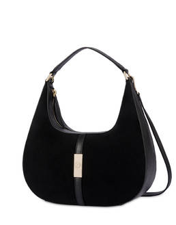 Micro hobo bag in crosta Essence Photo 2