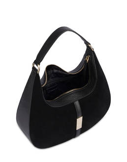 Micro hobo bag in crosta Essence Photo 4