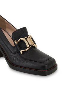 Natalia high heel calf moccasins Photo 4