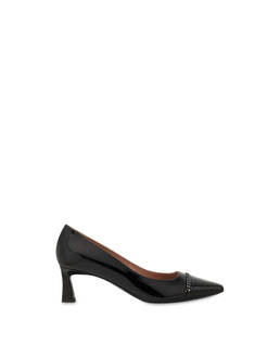 Metal Stripes patent leather pumps Photo 1