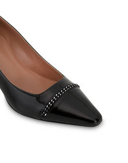 Metal Stripes patent leather pumps Photo 4