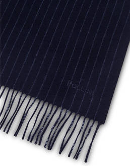 Pinstripe wool scarf Photo 3