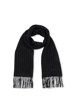 Pinstripe wool scarf Photo 2