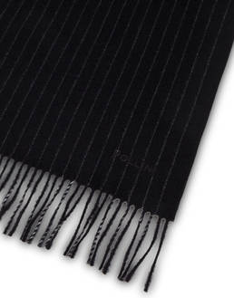 Pinstripe wool scarf Photo 3