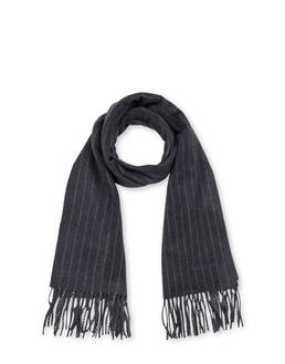 Pinstripe wool scarf Photo 2