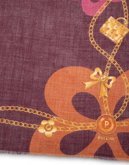 Flowers & Jewels scarf Photo 3