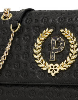 Heritage Logo Embossed calfskin shoulder bag Photo 5