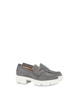 Wild Strawberries python print nubuck loafers Photo 2