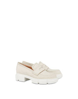 Wild Strawberries python print nubuck loafers Photo 2