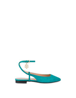 Ballerine in camoscio con charm fiore Corinto Photo 1