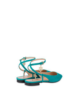 Ballerine in camoscio con charm fiore Corinto Photo 3