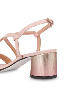 Corinto metallic heel sandals Photo 4