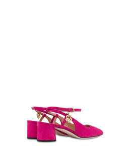 Slingback in camoscio con charm fiore Corinto Photo 3