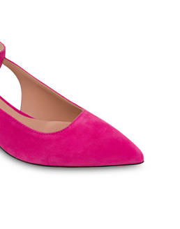 Slingback in camoscio con charm fiore Corinto Photo 4